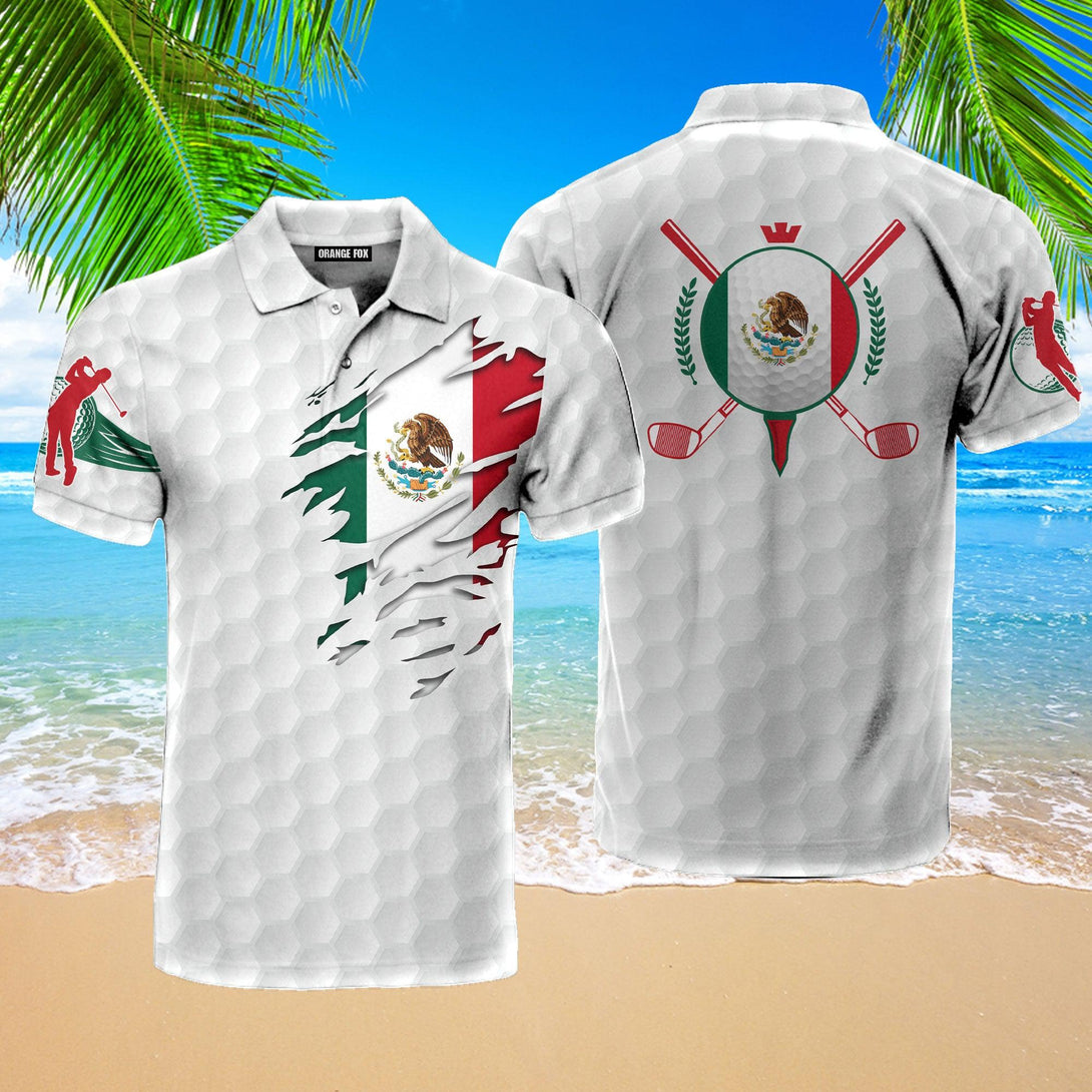 Amazing Mexican Golf Player Polo Shirt For Men