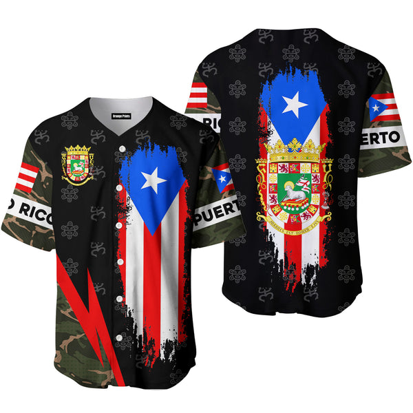 Puerto Rico - Gift for Puerto Ricans, Puerto Rico Lovers - Puerto Rico Flag Baseball Jersey