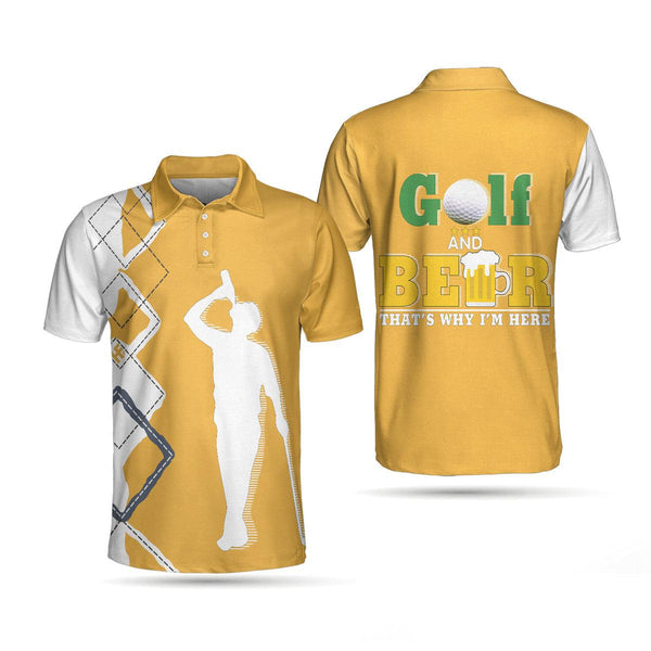 Beer And Golf Polo Shirt For Men