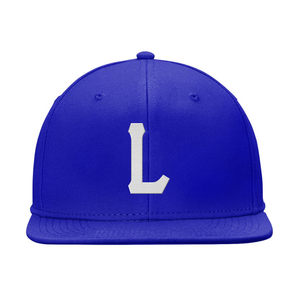 Custom Blue White Snapback Hat