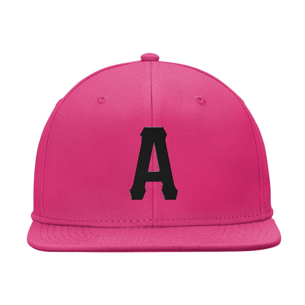 Custom Pink Black Snapback Hat