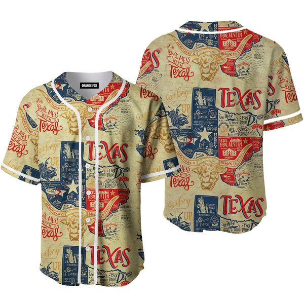 Don't Mess With Texas Baseball Jersey For Men & Women