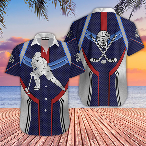 Hockey Hawaiian Shirt For Men & Women