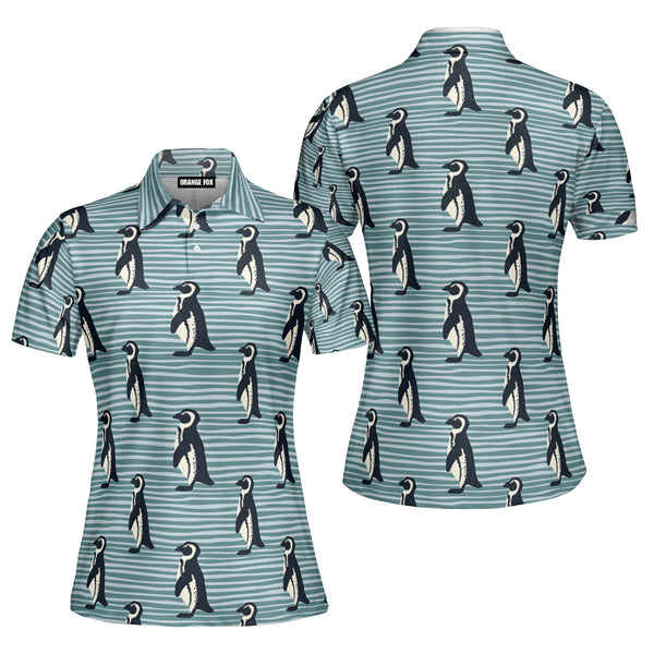 Blue Penguin Golf Polo Shirt For Women