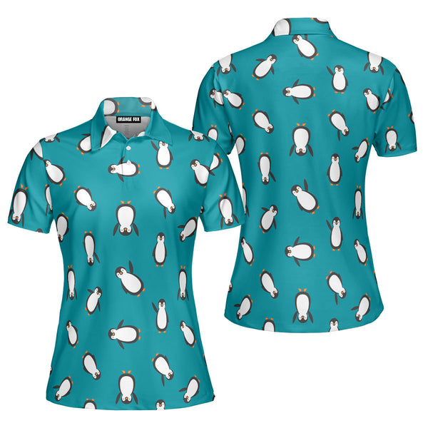 Blue Penguin Golf Polo Shirt For Women