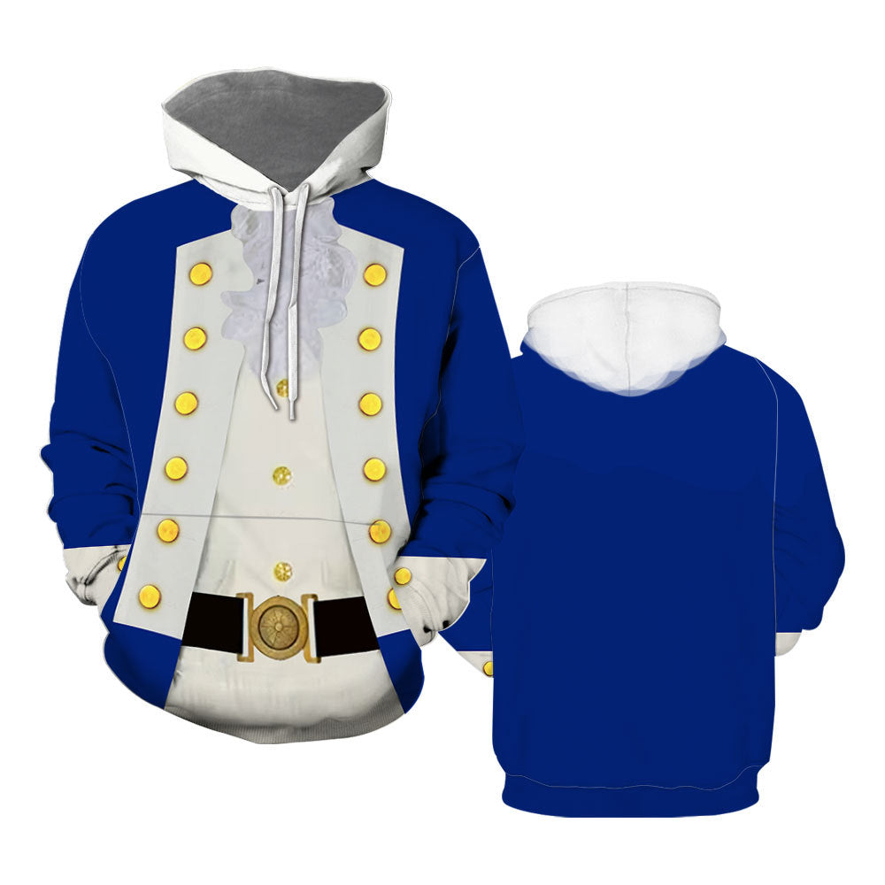 Alexander Hamilton Blue Costume Hoodie For Men & Women