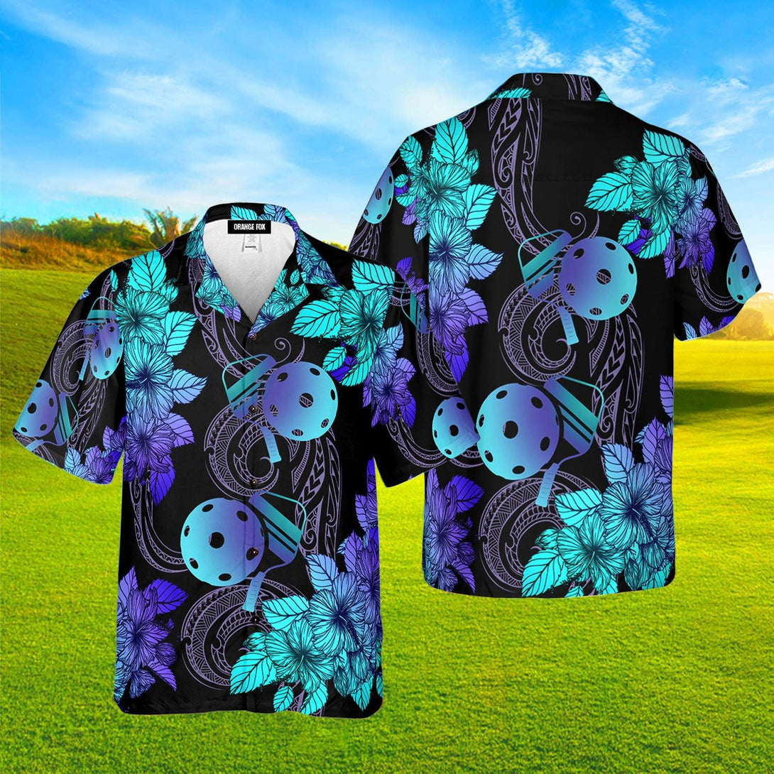 Aloha Pickleball Hologram Hawaiian Shirt For Men & Women