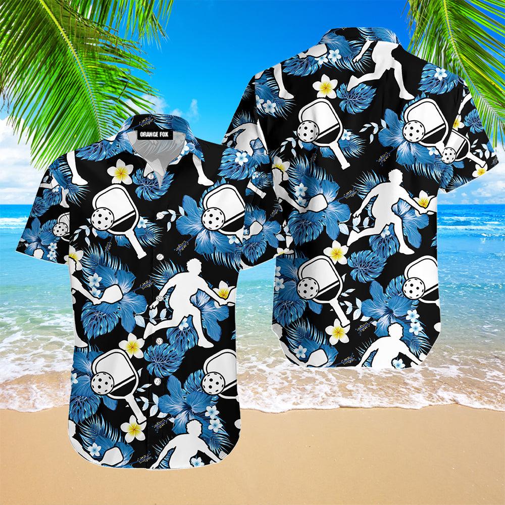 Aloha Pickleball Player Hibiscus Hawaiian Shirt For Men & Women