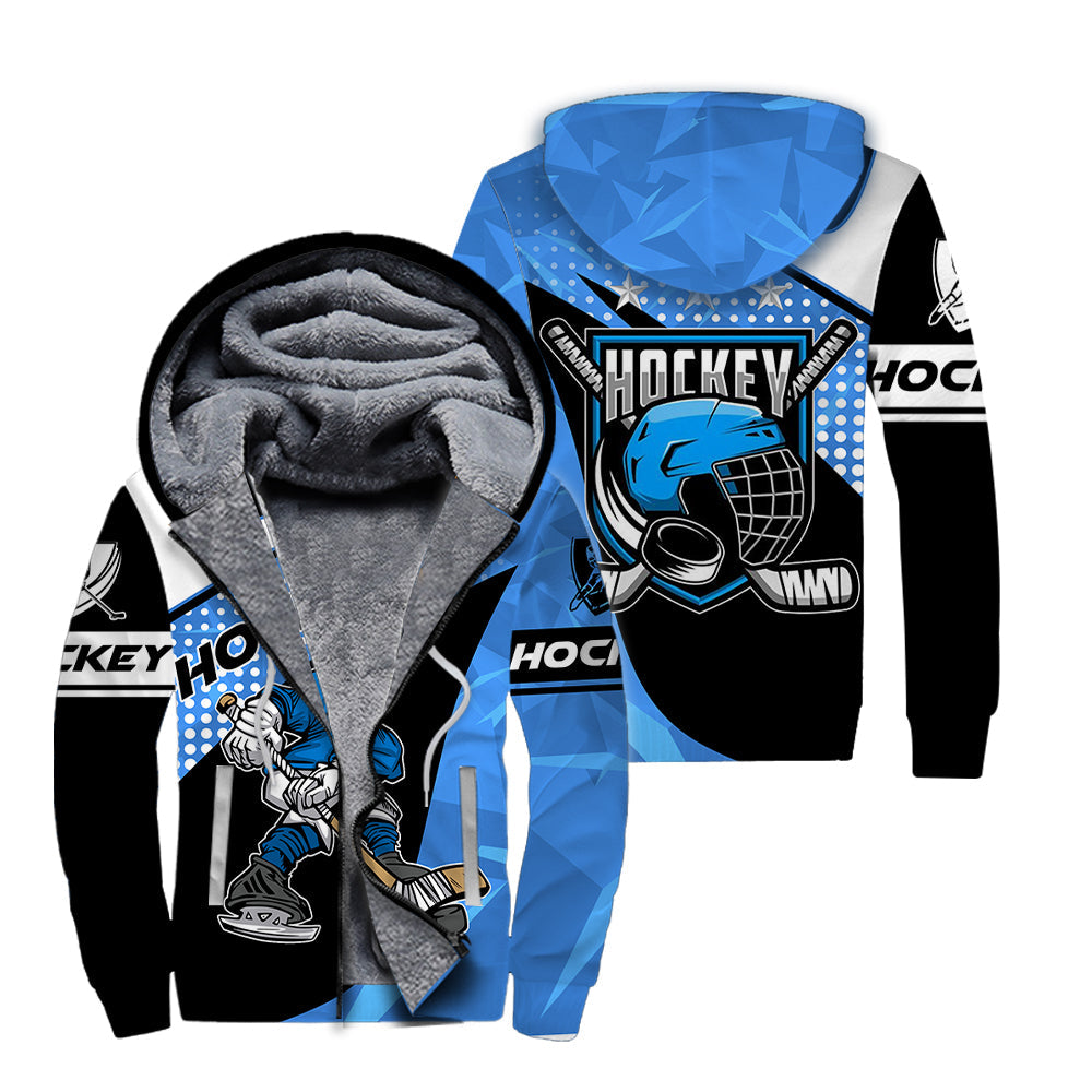 American Hockey Fleece Zip Hoodie For Men & Women