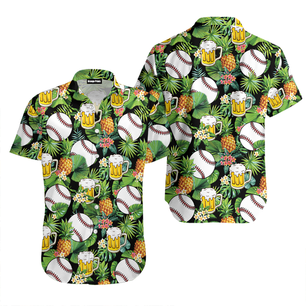 Baseball And Beer Hawaiian Shirt For Men & Women