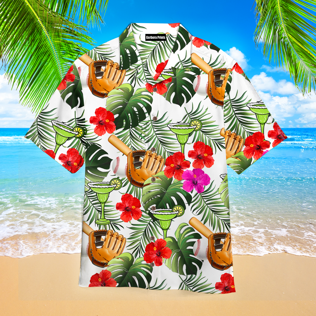 Baseball And Margarita Hawaiian Shirt For Men & Women
