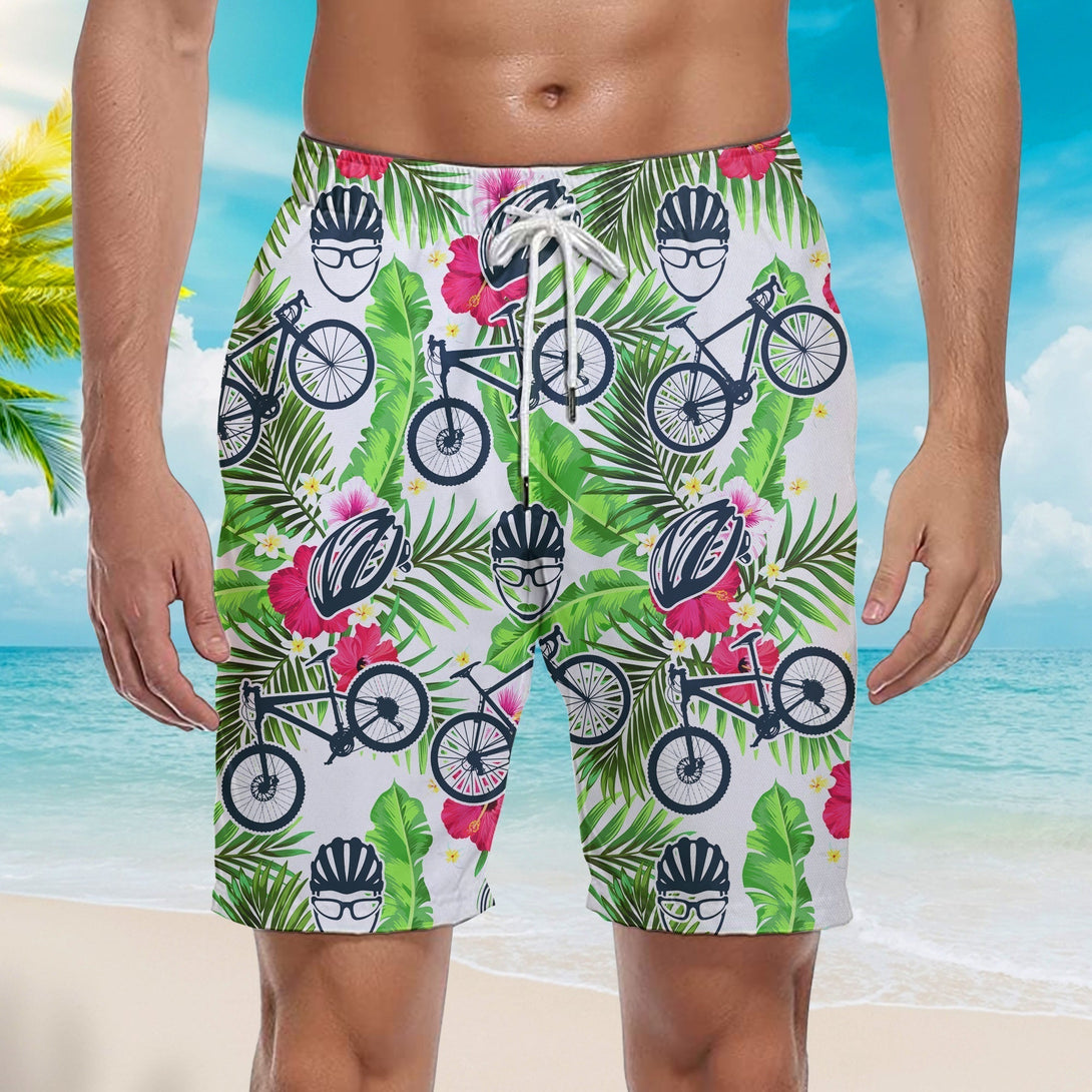 Bicycle Tropical Beach Shorts For Men
