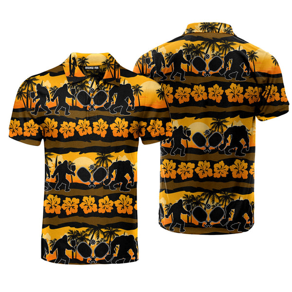 Bigfoot Pickleball - Gift For Animal Lovers, Pickleball Lovers - Nature Beach - Polo For Man Polo Shirt For Men