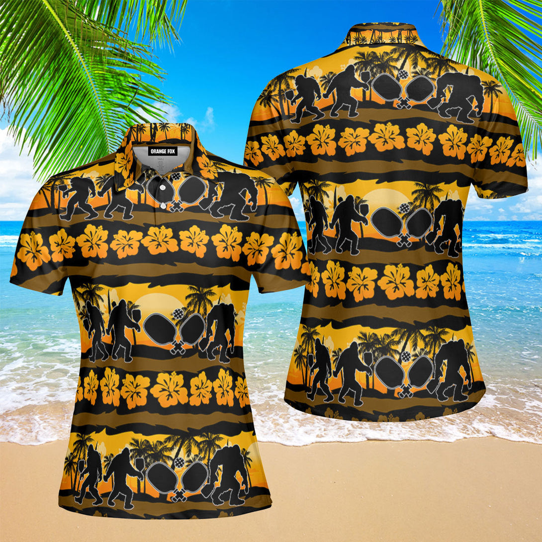 Bigfoot Pickleball - Gift For Animal Lovers, Pickleball Lovers - Nature Beach - Polo For Man Polo Shirt For Women