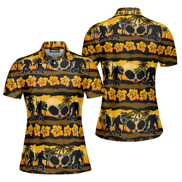 Bigfoot Pickleball - Gift For Animal Lovers, Pickleball Lovers - Nature Beach - Polo For Man Polo Shirt For Women