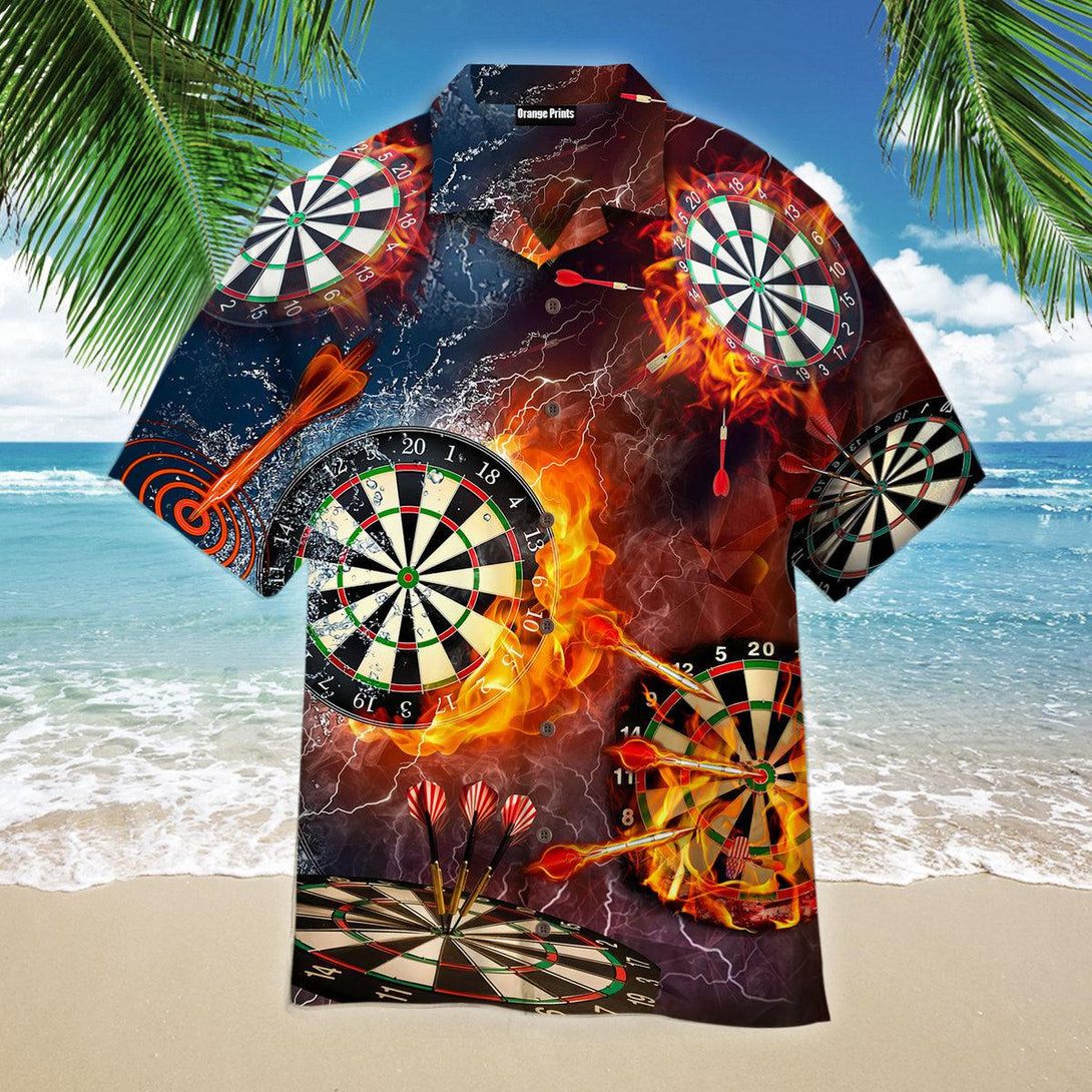 Born to Play Darts Hawaiian Shirt For Men & Women