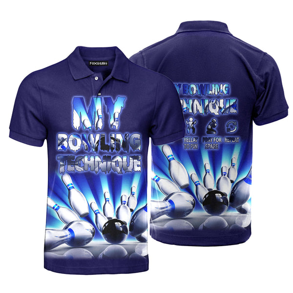 Bowling Game Polo Shirt For Men