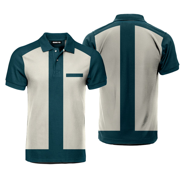 Bowling - Gift for Men, Bowling Lovers - Retro 50s Rockabilly Style Casual Polo Shirt