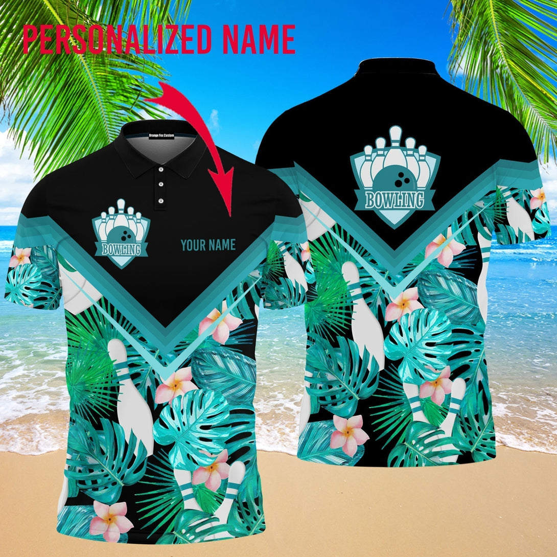 Bowling Green Tropical Custom Name Polo Shirt For Men & Women