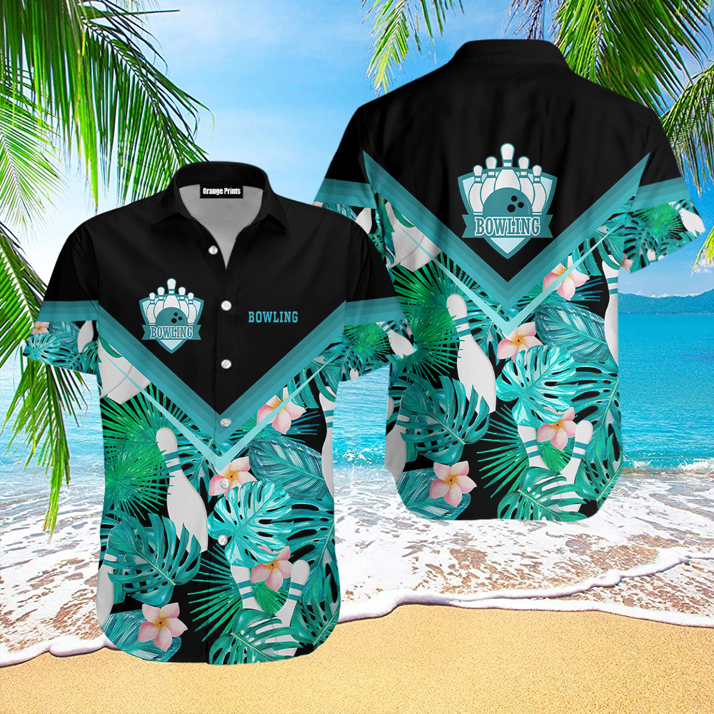 Bowling Green Tropical Flowers Hawaiian Shirt For Men & Women