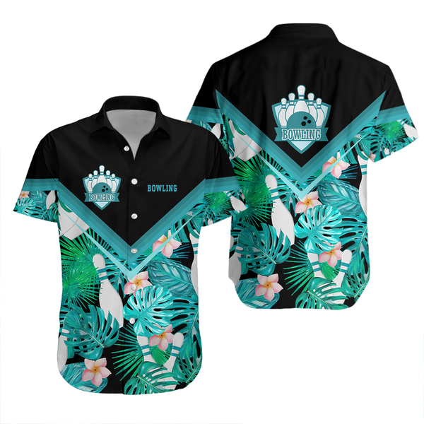 Bowling Green Tropical Flowers Hawaiian Shirt For Men & Women