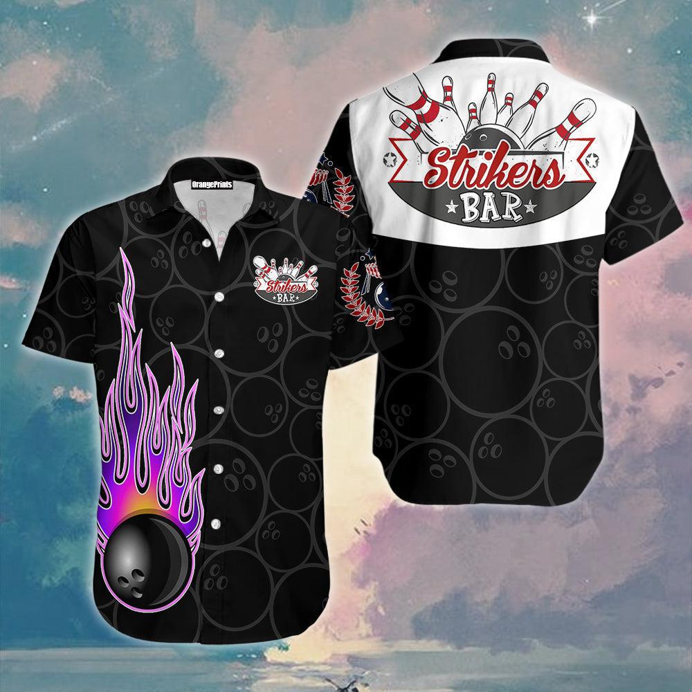 Bowling In Fire Hawaiian Shirt For Men & Women