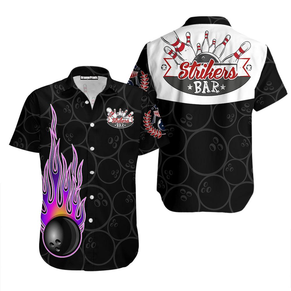 Bowling In Fire Hawaiian Shirt For Men & Women