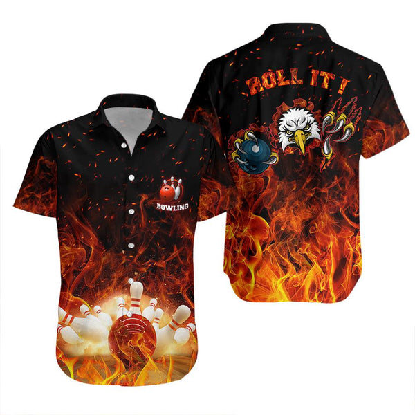 Bowling Lets Roll It Hawaiian Shirt For Men & Women