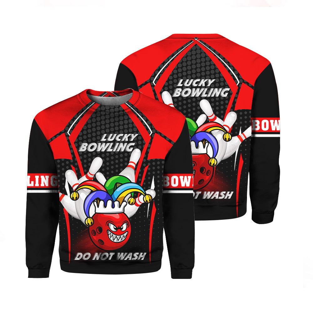 Bowling Mardi Gras Crewneck Sweatshirt For Men & Women