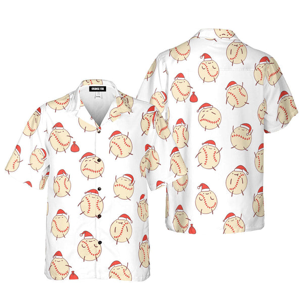 Christmas Baseball Hawaiian Shirt For Men & Women
