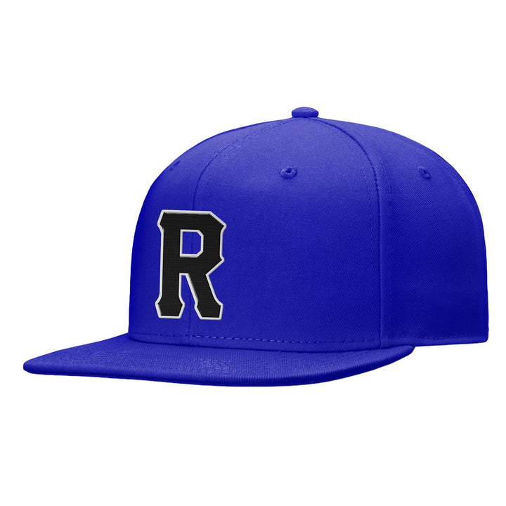 Custom Blue Black And White Snapback Hat