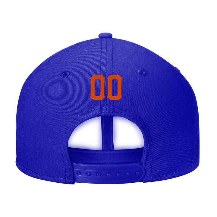 Custom Blue Orange Snapback Hat