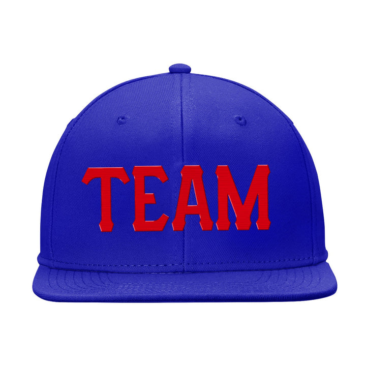 Custom Blue Red Snapback Hat