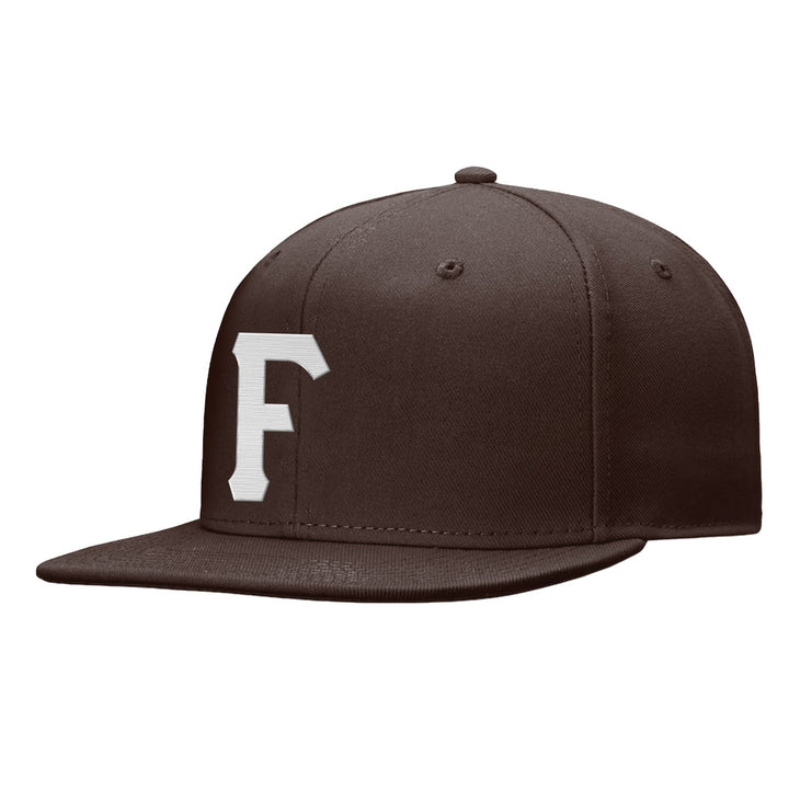 Custom Brown White Snapback Hat