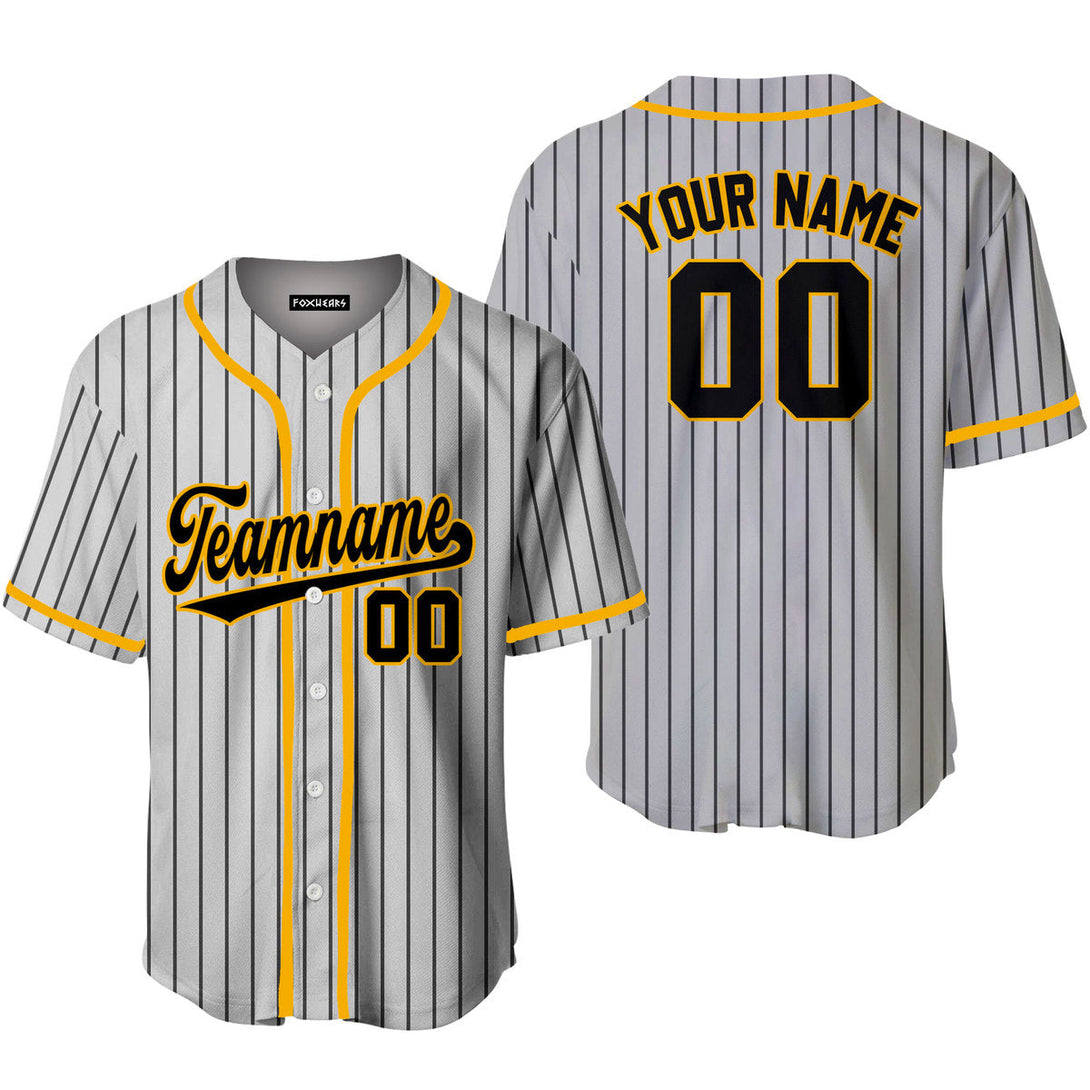 Custom Grey Royal Blue Pinstripe Crimson Baseball Jerseys For Men & Women