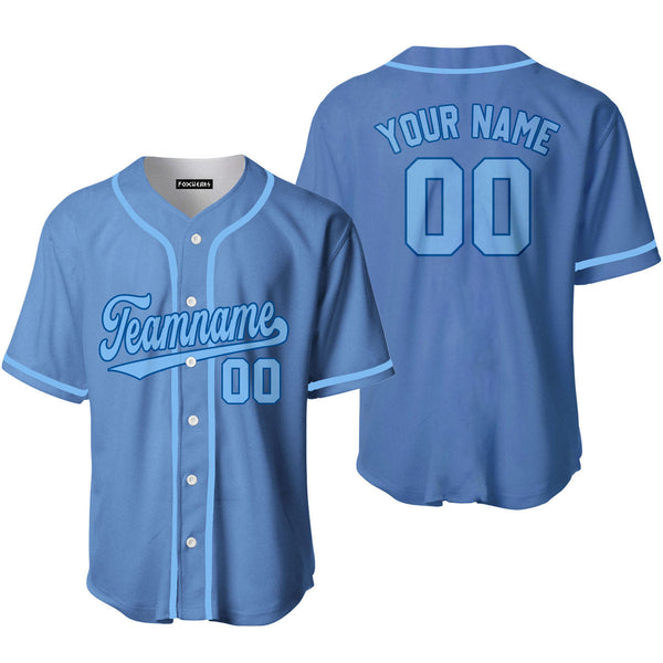 Custom Light Blue Royal Custom Baseball Jerseys For Men & Women