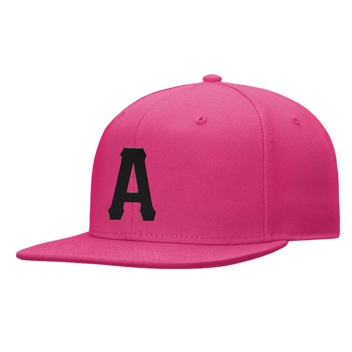 Custom Pink Black Snapback Hat