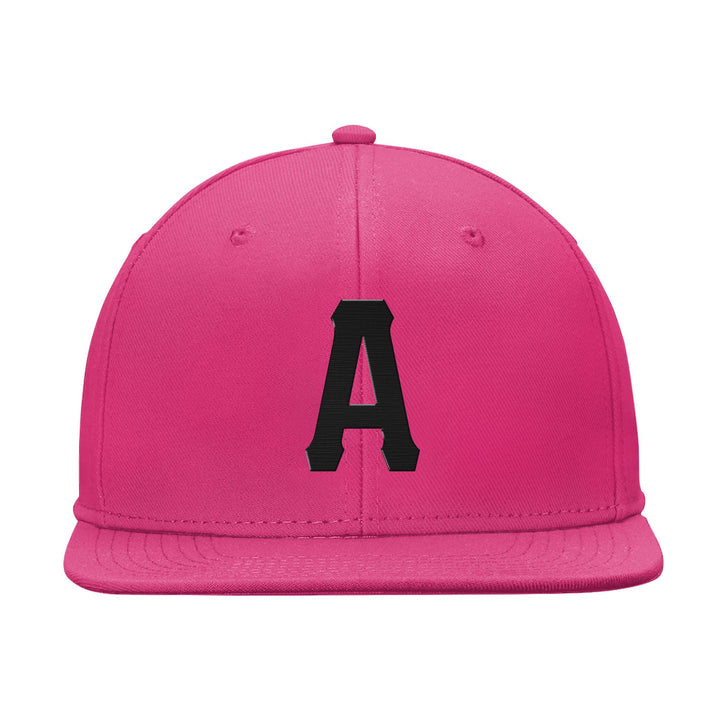 Custom Pink Black Snapback Hat