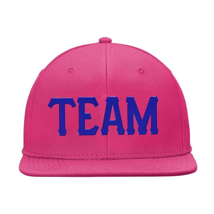 Custom Pink Blue Snapback Hat