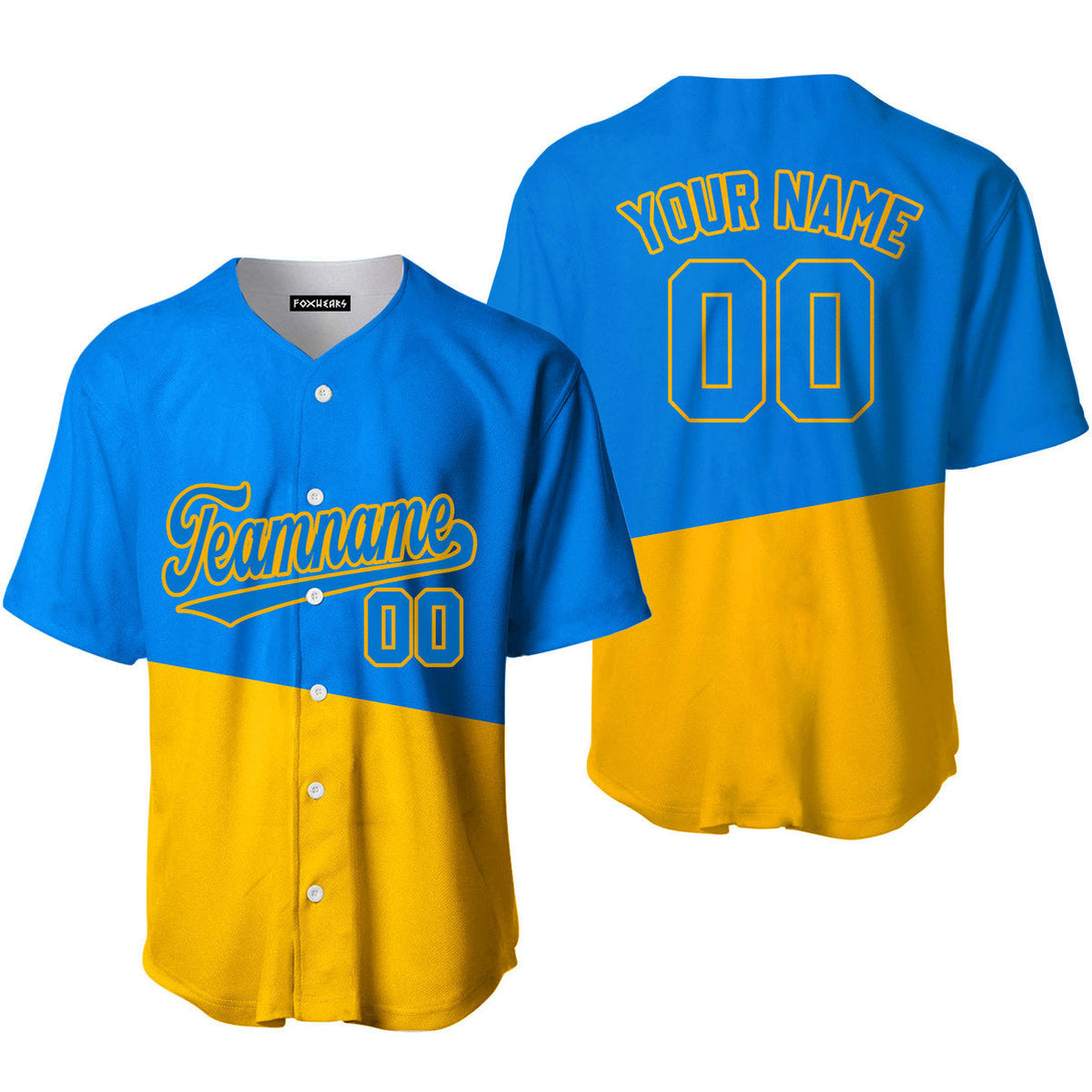 Custom Royal And Gold Custom Baseball Jerseys For Men & Women