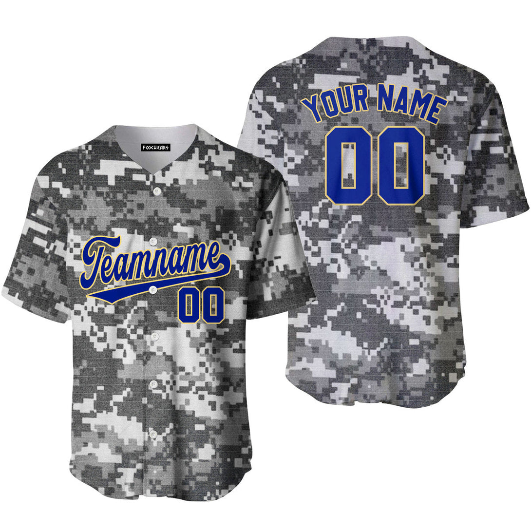 Custom US Army Camo Style Navy Pink Baseball Jerseys For Men & Women