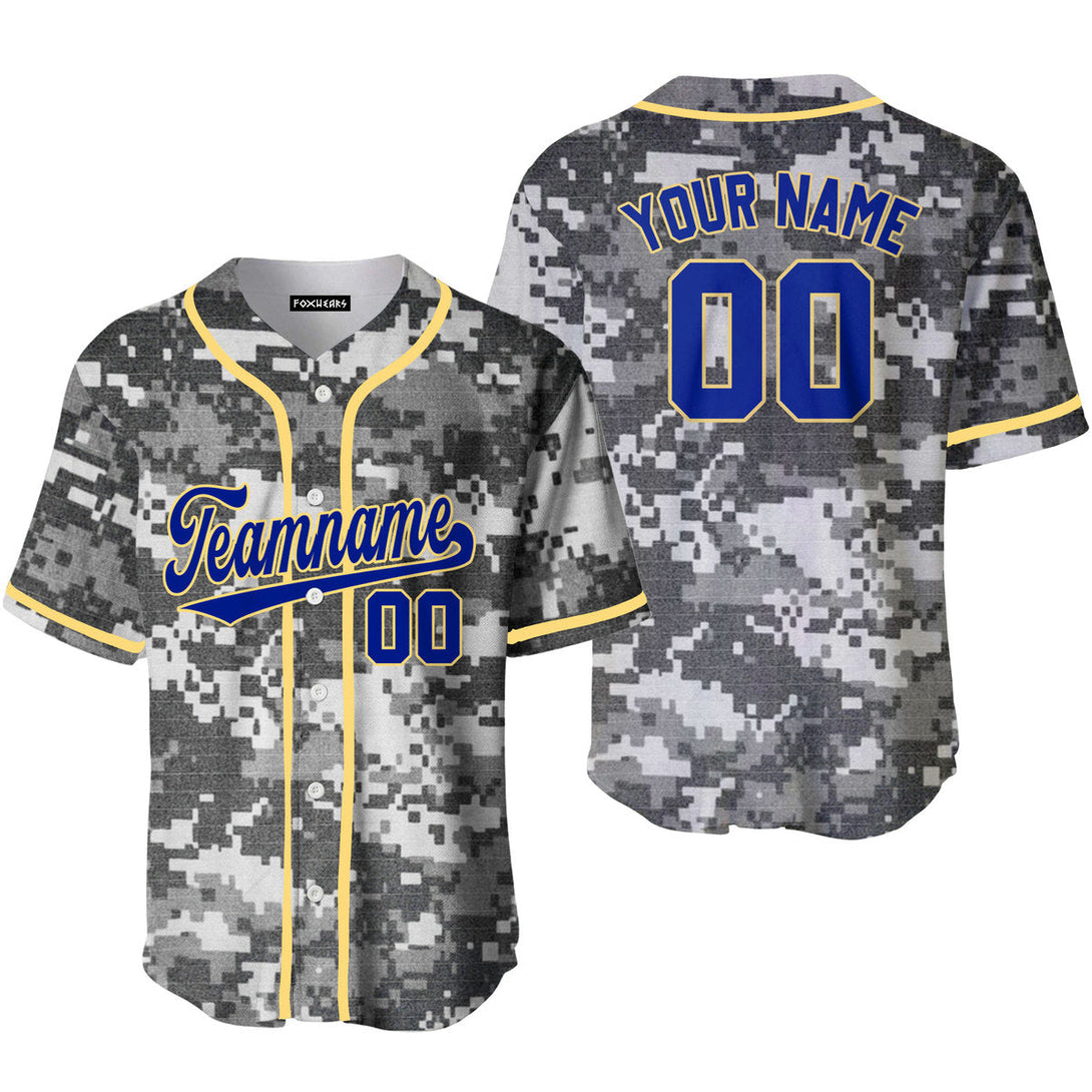 Custom US Army Camo Style Navy Pink Baseball Jerseys For Men & Women