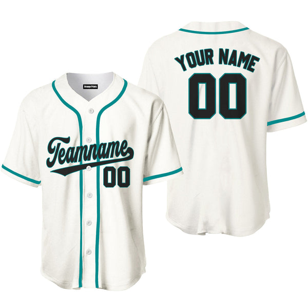 Custom White Blue Baseball Jerseys For Men & Women