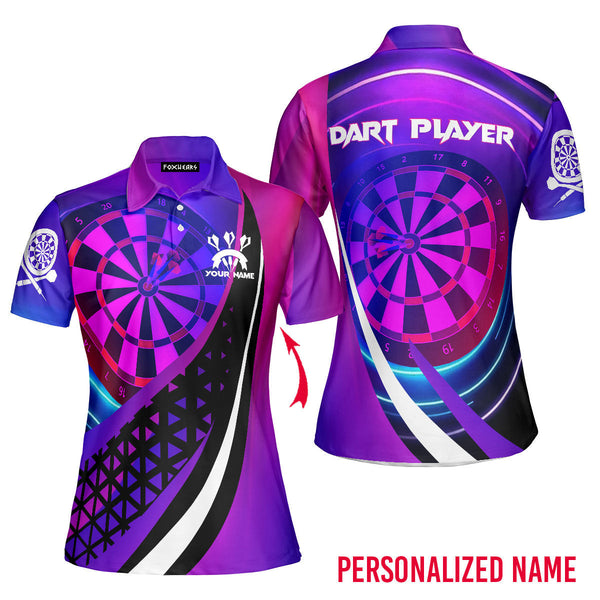 Dart Board Sexy Neon Color Custom Name Polo Shirt For Men & Women PN1702