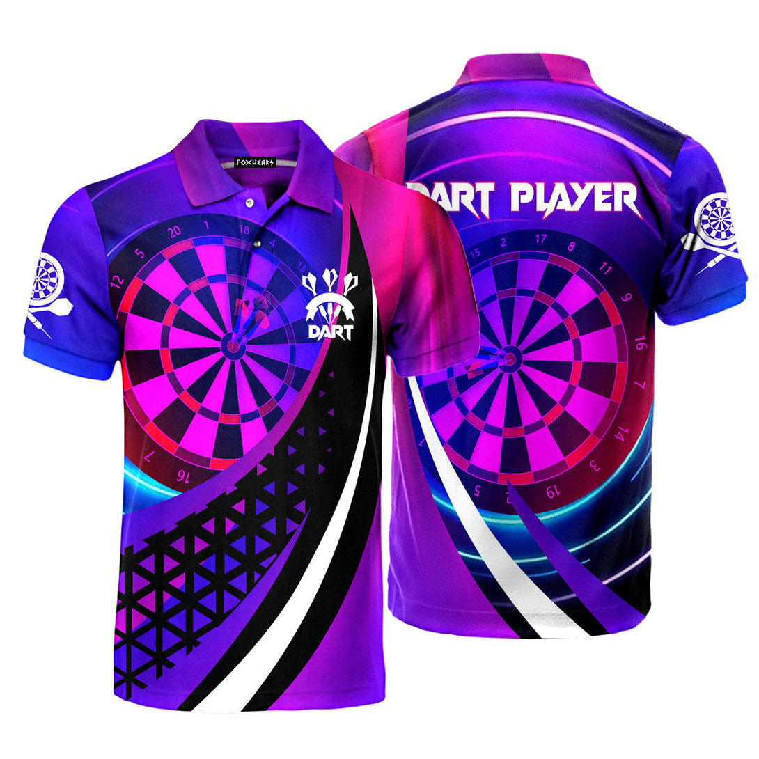 Dart Board Sexy Neon Color Polo Shirt For Men