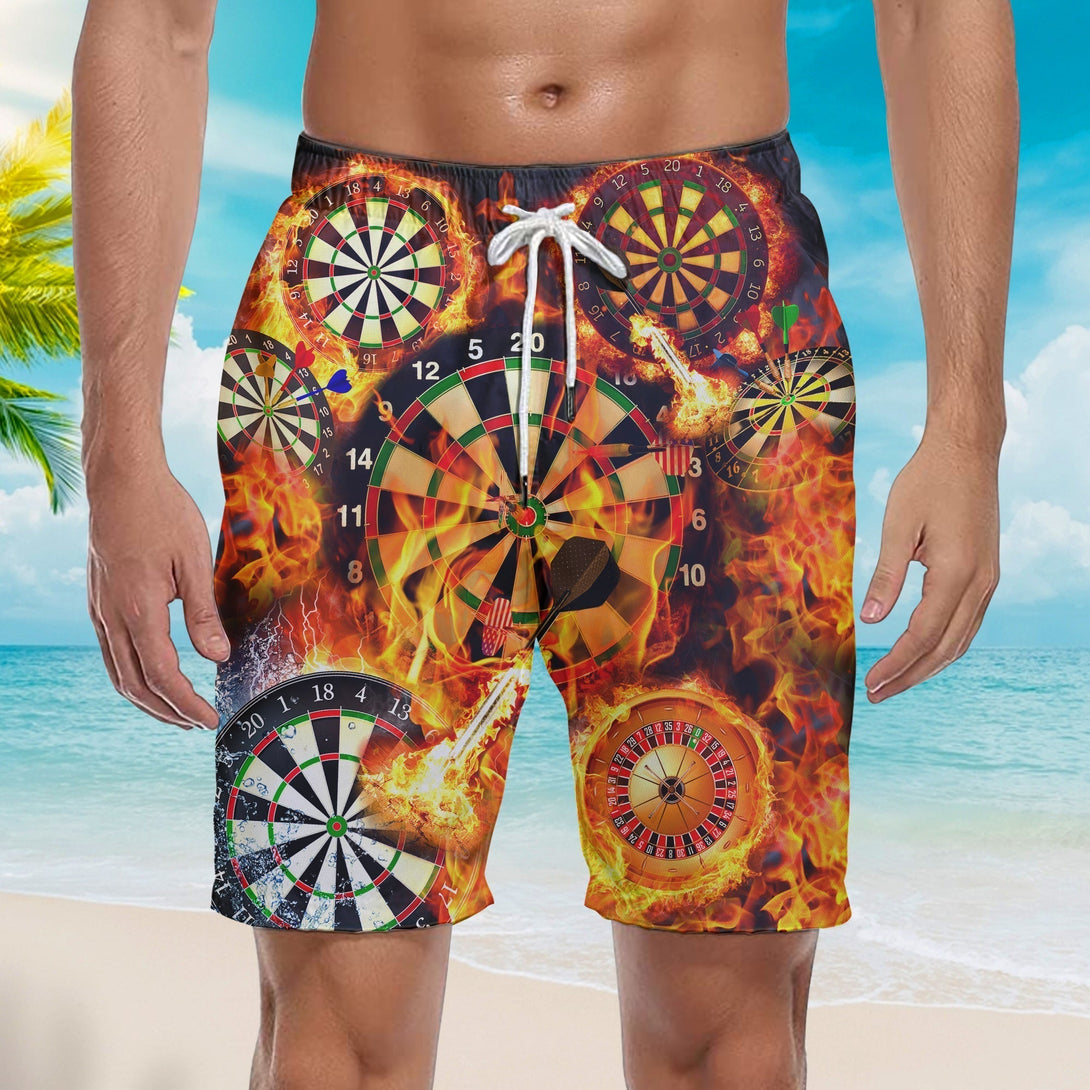 Darts I'm Sexy And I Throw It Beach Shorts For Men
