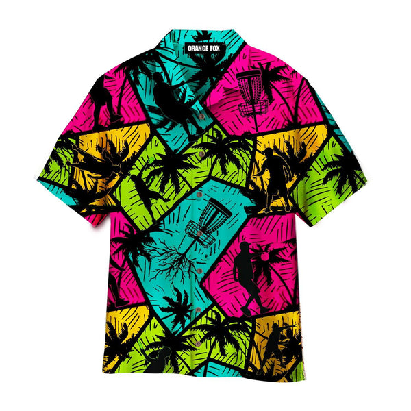 Disc Golf Tropical Retro Colorfui Hawaiian Shirt For Men & Women