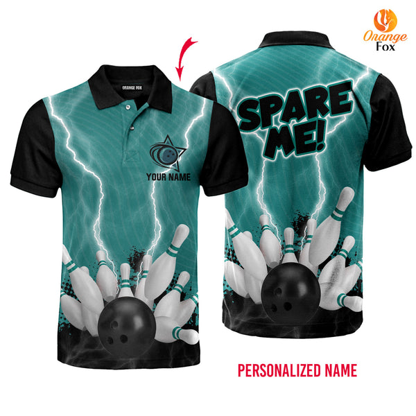 Spare Me Bowling Custom Name Polo Shirt For Men &amp; Women FPN1110