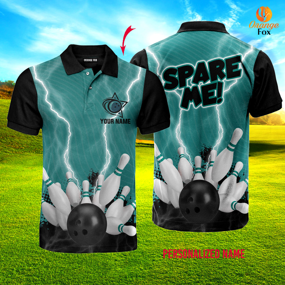 Spare Me Bowling Custom Name Polo Shirt For Men &amp; Women FPN1110
