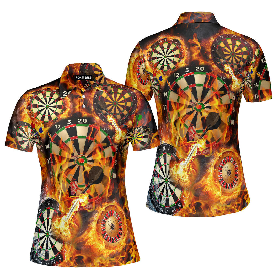 Fire Dart Polo Shirt For Women